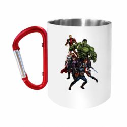 Кружка з ручкою "карабін" Месники Фан Арт - FATLINE Кружка з ручкою "карабін" Месники Фан Арт