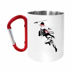 Кружки с ручкой-карабином