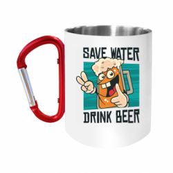 Кружки с ручкой-карабином