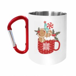 Кружки с ручкой-карабином