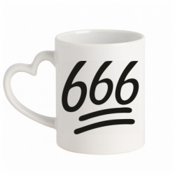 Кружки с ручкой в виде сердца