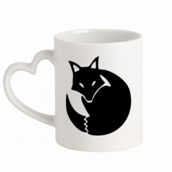 Кружки с ручкой в виде сердца