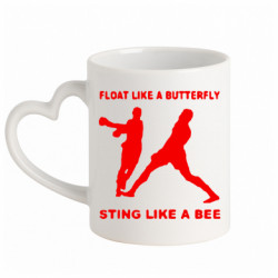 Кружки с ручкой в виде сердца