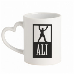 Кружки с ручкой в виде сердца