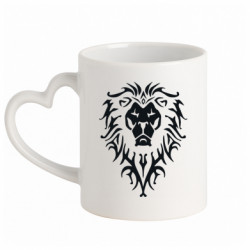 Кружки с ручкой в виде сердца - FATLINE