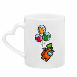 Кружки з ручкою у вигляді серця