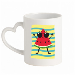 Кружки с ручкой в виде сердца