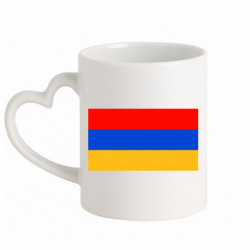 Кружки з ручкою у вигляді серця