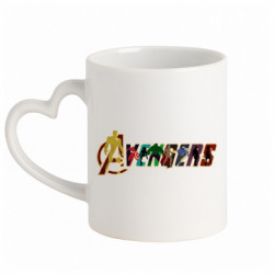 Кружки с ручкой в виде сердца