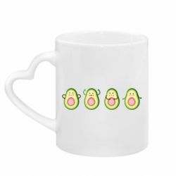 Кружки з ручкою у вигляді серця - FATLINE