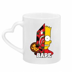 Кружки з ручкою у вигляді серця