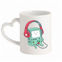 Кружки с ручкой в виде сердца - FATLINE