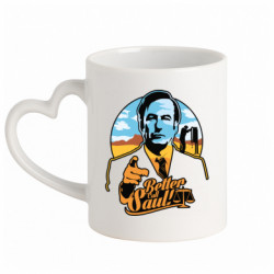 Кружки с ручкой в виде сердца - FATLINE