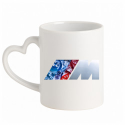 Кружки с ручкой в виде сердца - FATLINE