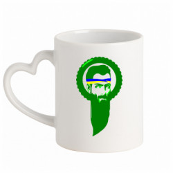 Кружки с ручкой в виде сердца