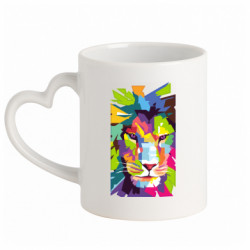 Кружки с ручкой в виде сердца