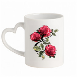 Кружки с ручкой в виде сердца