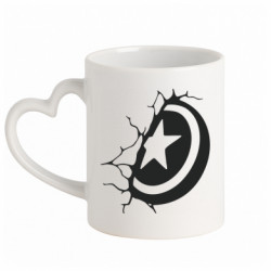 Кружки з ручкою у вигляді серця