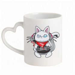 Кружки с ручкой в виде сердца