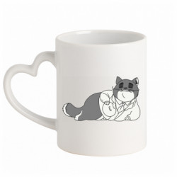 Кружки с ручкой в виде сердца