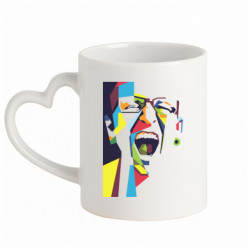 Кружки з ручкою у вигляді серця