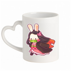 Кружки з ручкою у вигляді серця