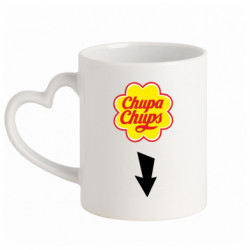 Кружки з ручкою у вигляді серця