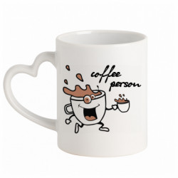 Кружки с ручкой в виде сердца - FATLINE