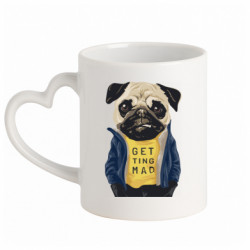 Кружки с ручкой в виде сердца