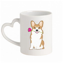 Кружки с ручкой в виде сердца