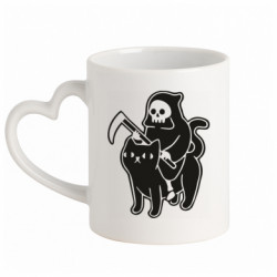 Кружки с ручкой в виде сердца