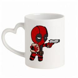 Кружки с ручкой в виде сердца - FATLINE