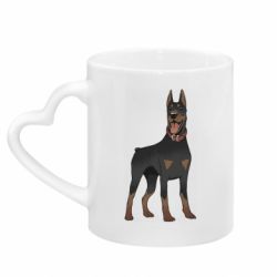 Кружки с ручкой в виде сердца