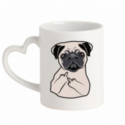 Кружки с ручкой в виде сердца