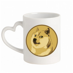 Кружки с ручкой в виде сердца