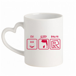Кружки с ручкой в виде сердца