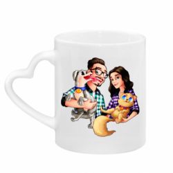 Кружки з ручкою у вигляді серця - FATLINE