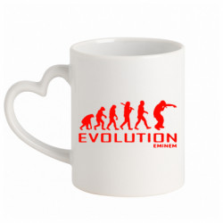 Кружка с ручкой в виде сердца Eminem Evolution