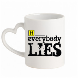 Кружки з ручкою у вигляді серця