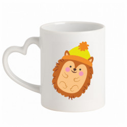 Кружки с ручкой в виде сердца