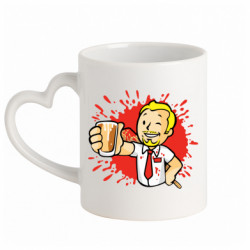 Кружки з ручкою у вигляді серця