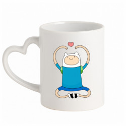 Кружки з ручкою у вигляді серця