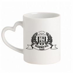 Кружки с ручкой в виде сердца