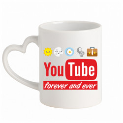 Кружки с ручкой в виде сердца