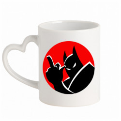 Кружки з ручкою у вигляді серця