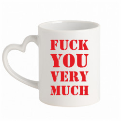 Кружки с ручкой в виде сердца - FATLINE