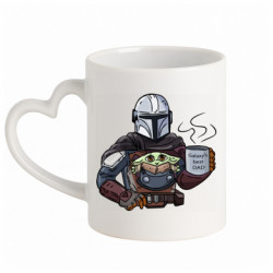 Кружки с ручкой в виде сердца