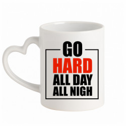 Кружки с ручкой в виде сердца