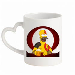 Кружки з ручкою у вигляді серця