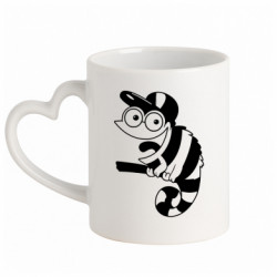 Кружки с ручкой в виде сердца